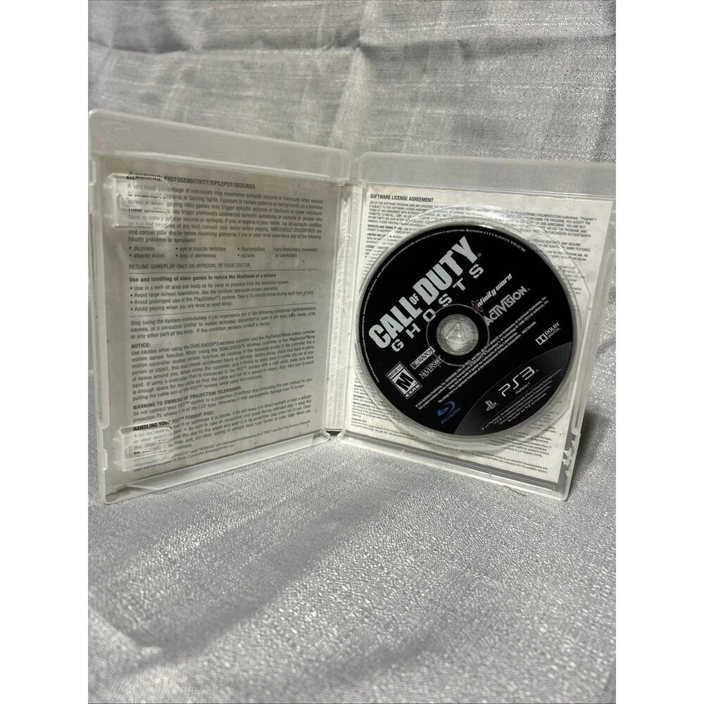 Call of Duty: Ghosts‎ (PS3, 2013) Authentic Shooter War Game Mature